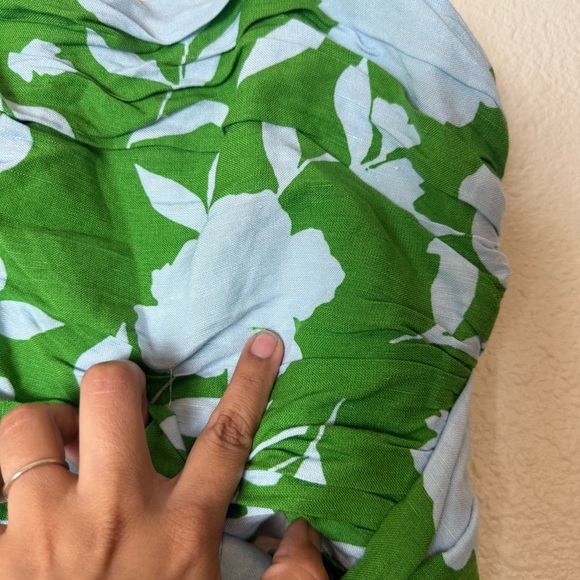 Women's Classic Rose Linen Ruched Linen Tank Top Kate Spade NY x Target - Picture 12 of 16